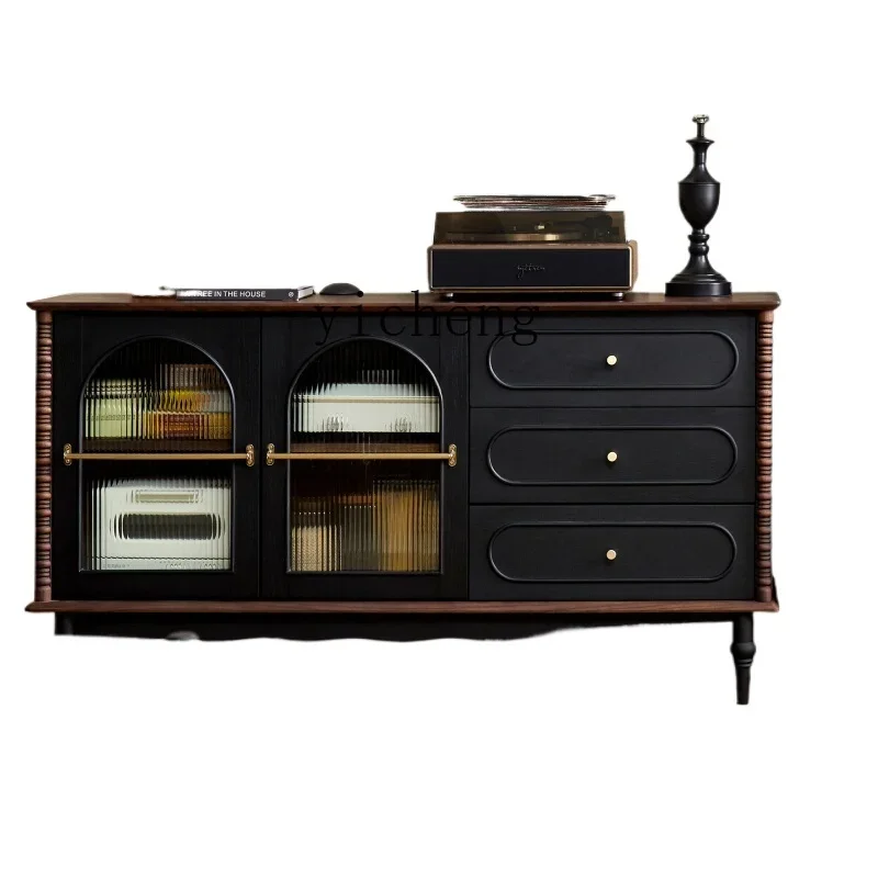 XL retro solid wood dining side cabinet living room wall storage cabinet cabinet locker
XL retro solid wood dining side cabinet living room wall storage cabinet cabinet locker