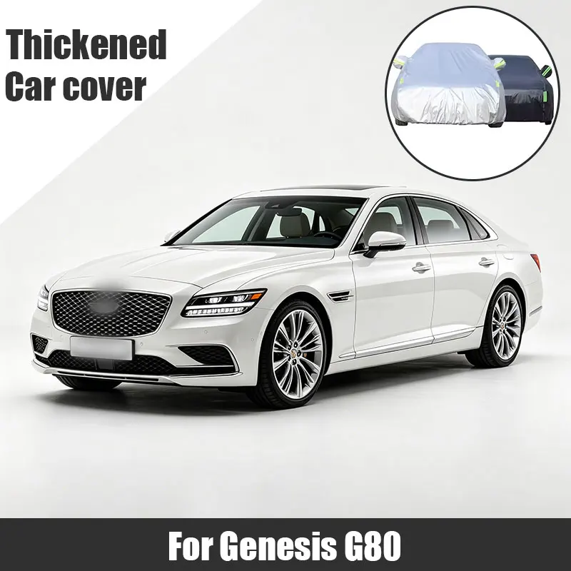 For Genesis G80 Full Car Cover Side Zipper Design Waterproof Dustproof Sun Protection Outdoor Vehicle Cover
For Genesis G80 Full Car Cover Side Zipper Design Waterproof Dustproof Sun Protection Outdoor Vehicle Cover