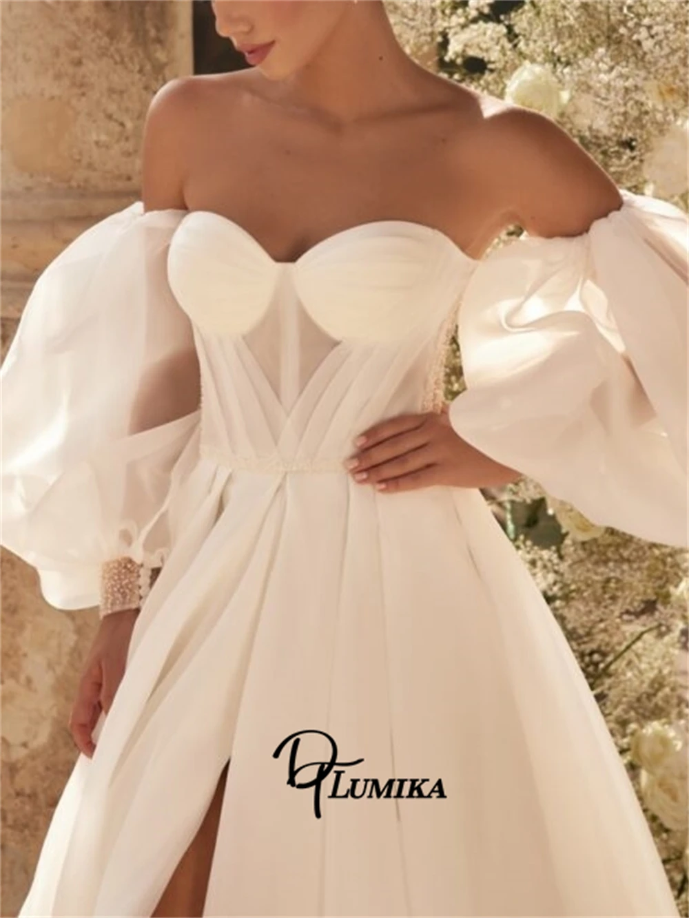 DTLumika Urban Style Wedding Dress Sweetheart Organza Long A Line Bride Dresses High Side Split Customized Women's Bridal Gown
DTLumika Urban Style Wedding Dress Sweetheart Organza Long A Line Bride Dresses High Side Split Customized Women's Bridal Gown