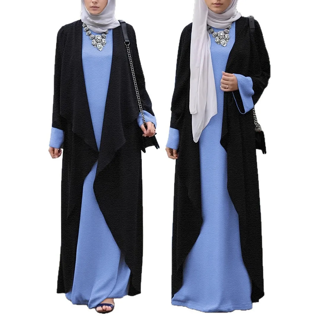 2 Pcs Abayas Set for Muslim Women Long Dresses Black Blue Autumn Elegant Outfit Good Fabric Turkey Dubai Clothing Evening Party
2 Pcs Abayas Set for Muslim Women Long Dresses Black Blue Autumn Elegant Outfit Good Fabric Turkey Dubai Clothing Evening Party