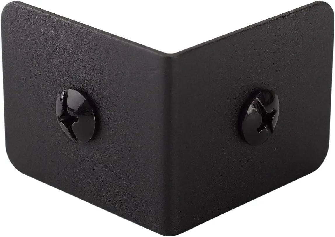 Metal Corner Protectors for Furniture, 4 Pack 2x2x1.5 Inch Decorative Brackets for Wood Boxes Farmhouse Barn Door
Metal Corner Protectors for Furniture, 4 Pack 2x2x1.5 Inch Decorative Brackets for Wood Boxes Farmhouse Barn Door