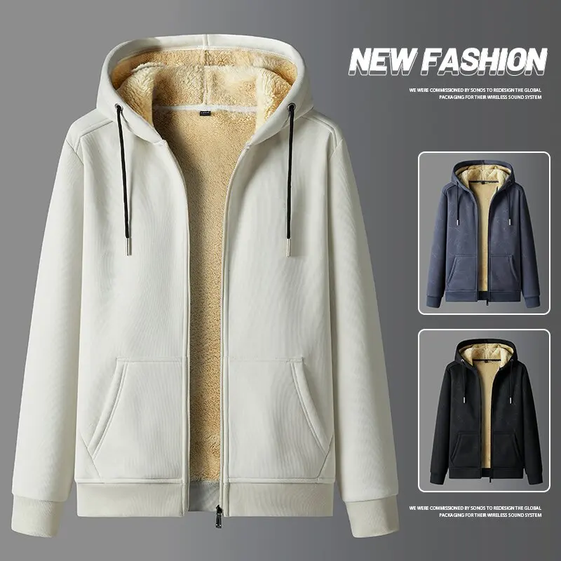 2024 Autumn and Winter New Fashion Trend Plus Fleece Thick Warm Sports Hoodie Men's Casual Loose Large Size High Quality Coat
2024 Autumn and Winter New Fashion Trend Plus Fleece Thick Warm Sports Hoodie Men's Casual Loose Large Size High Quality Coat