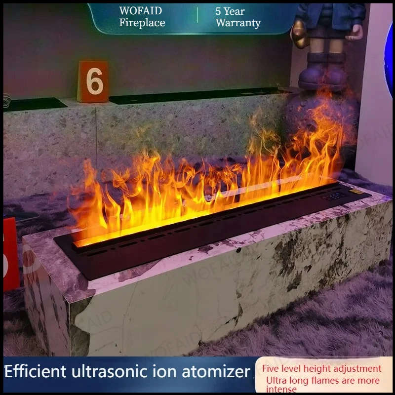 Smart 3D Electric Fireplace with WOODS Creacking Sound Mist Colors Flames And Adjustable Size Eco-Friendly Indoor APP-Controlled
Smart 3D Electric Fireplace with WOODS Creacking Sound Mist Colors Flames And Adjustable Size Eco-Friendly Indoor APP-Controlled