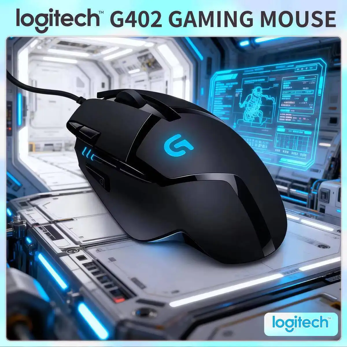 Игровая мышь Logitech G402, проводная, 4000 DPI, эргономичная, 8 кнопок, Fusion Engine, отклик 1 мс, для ПК, киберспорта
Игровая мышь Logitech G402, проводная, 4000 DPI, эргономичная, 8 кнопок, Fusion Engine, отклик 1 мс, для ПК, киберспорта