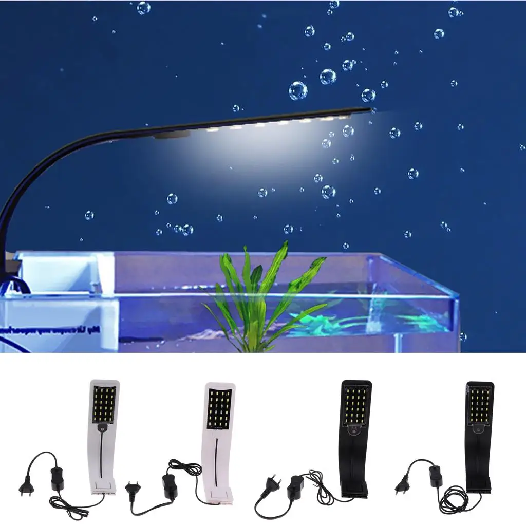 Clip-on LED Aquarium Lamp Plastic Aquatic Light Full Spectrum Grow Lamp for Fish Tank and Plant Supplies
Clip-on LED Aquarium Lamp Plastic Aquatic Light Full Spectrum Grow Lamp for Fish Tank and Plant Supplies