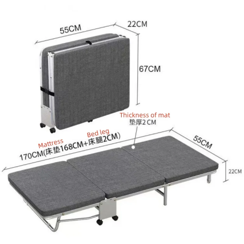 Multi-Purpose Foldable Bed For Office Home Use Waterproof Easy Clean Cloth Heavy Duty Metal Frame Adjustable Angle Quick Setup
Multi-Purpose Foldable Bed For Office Home Use Waterproof Easy Clean Cloth Heavy Duty Metal Frame Adjustable Angle Quick Setup
