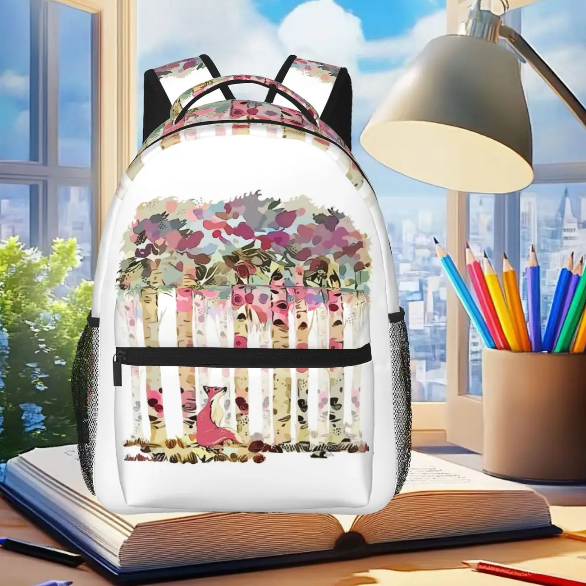 Forest, Autumn Is Coming,Fox And Birchs Backpack Student Boys Girls BookBag Children School Bag Laptop Shoulder Bags Men Women
Forest, Autumn Is Coming,Fox And Birchs Backpack Student Boys Girls BookBag Children School Bag Laptop Shoulder Bags Men Women