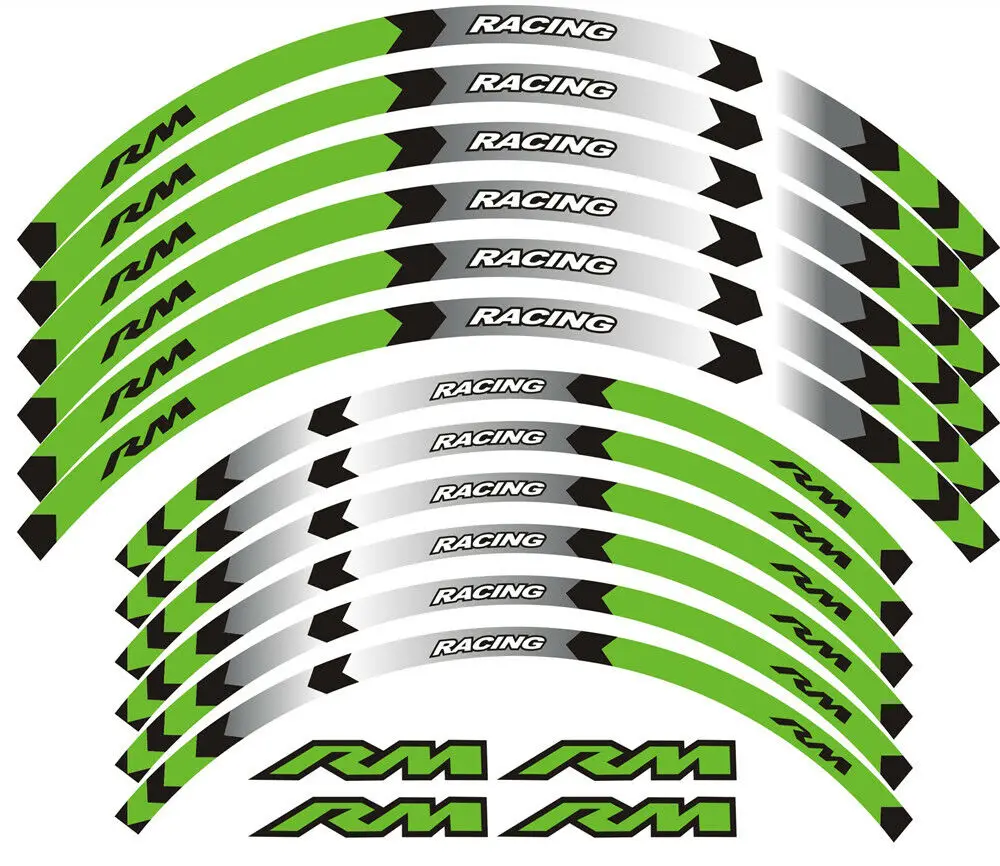 For Suzuki RM125 RM250 RM 125 250 1990-2007 2008 21" 19" Wheel Hub Motorcycle Accessories Stickers Rim Decals Reflective Stripe
For Suzuki RM125 RM250 RM 125 250 1990-2007 2008 21" 19" Wheel Hub Motorcycle Accessories Stickers Rim Decals Reflective Stripe