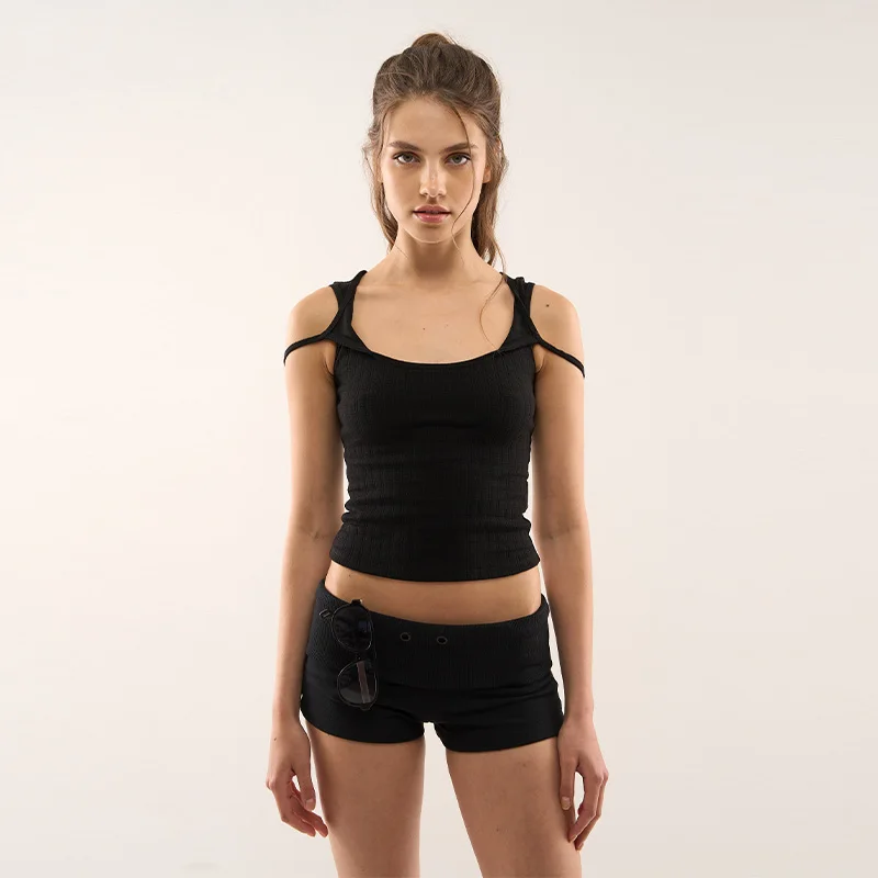 Женский облегающий жилет с широким вырезом, черный сексуальный камзол для свиданий, вечерние пригородные топы, новинка 2025, женская модная одежда
Женский облегающий жилет с широким вырезом, черный сексуальный камзол для свиданий, вечерние пригородные топы, новинка 2025, женская модная одежда