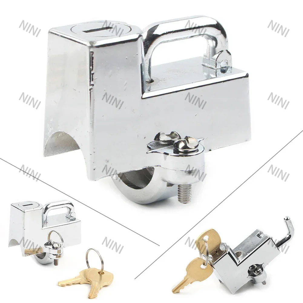 Motorcycle For Harley Davidson Softail Road King Fat Boy with 7/8"- 1 1/4" bar Chrome CNC Helmet Lock w/ Keys Set
Motorcycle For Harley Davidson Softail Road King Fat Boy with 7/8"- 1 1/4" bar Chrome CNC Helmet Lock w/ Keys Set