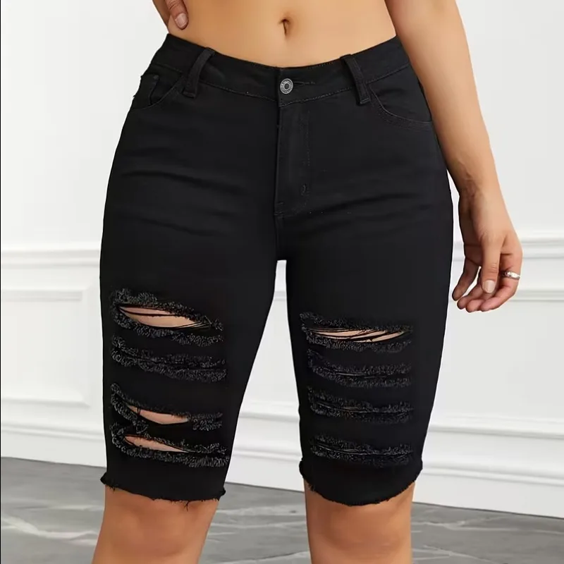 Denim Shorts Y2k Shorts Summer Women Casual High Street Distressed Slim Fit Vintage Retro Fashion
Denim Shorts Y2k Shorts Summer Women Casual High Street Distressed Slim Fit Vintage Retro Fashion