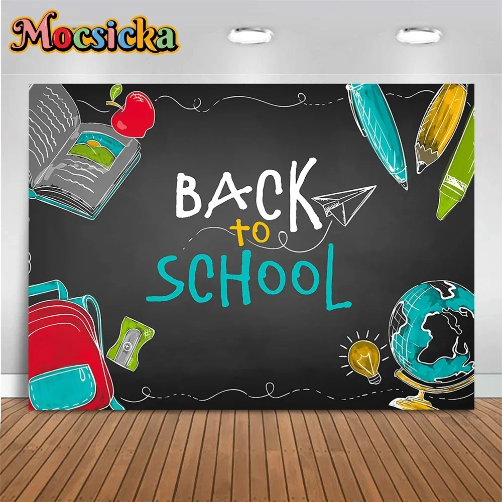 Back to School Chalkboard Banner Background Book Kindergarten Baby Shower Photo Backdrop Kids Birthday Party Photobooth Studio
Back to School Chalkboard Banner Background Book Kindergarten Baby Shower Photo Backdrop Kids Birthday Party Photobooth Studio