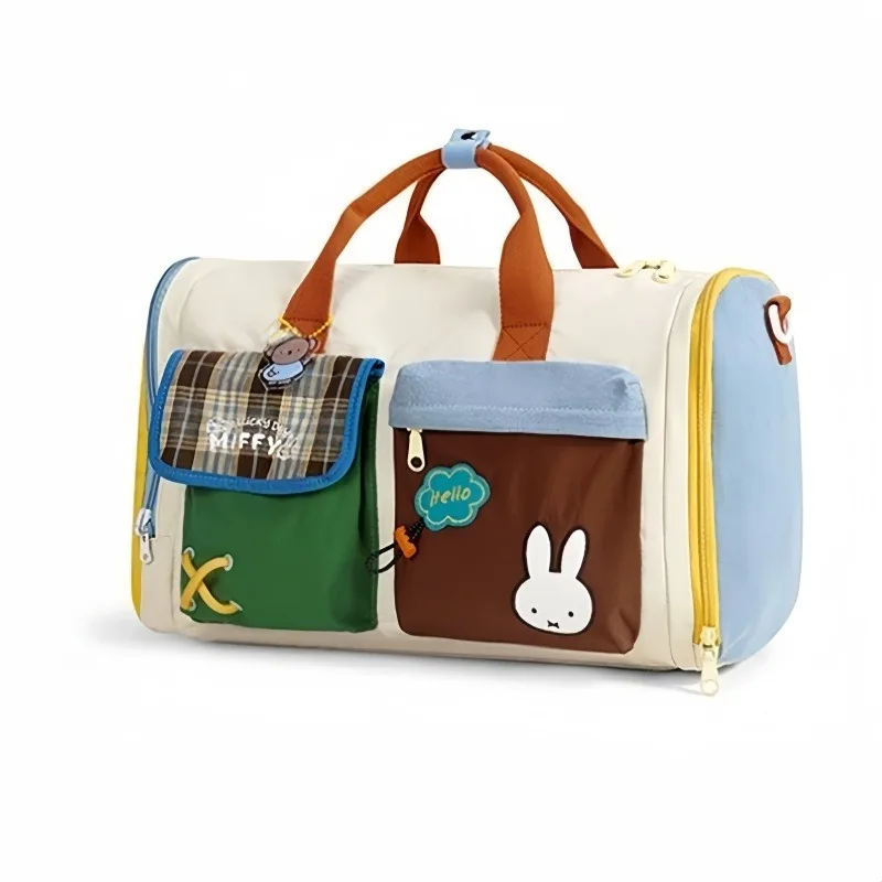 Miffy Travel Bag 42.5*17.5*26.5cm Large Capacity Fitness Bag Miffy Series Kawaii High Quality Bag
Miffy Travel Bag 42.5*17.5*26.5cm Large Capacity Fitness Bag Miffy Series Kawaii High Quality Bag