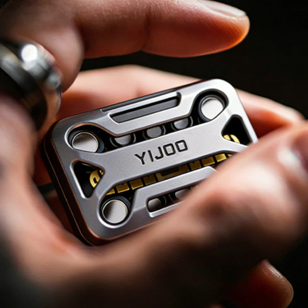 YIJOO Unbound Push Slider Tuning Fork Unlimited Pushing Slider 5+5 Magnet Slider Metal Fidget Slider Stress Relief Toy
YIJOO Unbound Push Slider Tuning Fork Unlimited Pushing Slider 5+5 Magnet Slider Metal Fidget Slider Stress Relief Toy