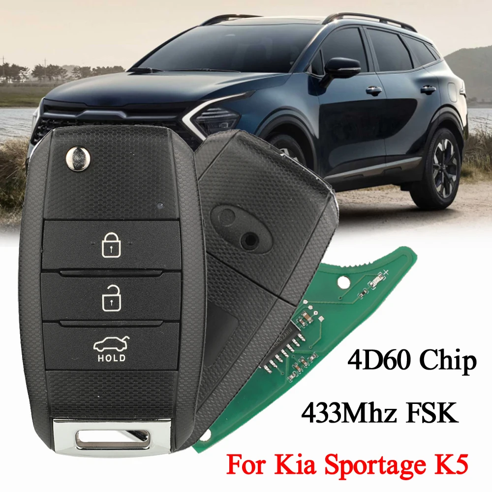 Автомобильный складной ключ-брелок Jingyuqin 433 МГц FSK с чипом 4D60 для Kia Sportage K5, с лезвием TOY40/HU134, полный комплект
Автомобильный складной ключ-брелок Jingyuqin 433 МГц FSK с чипом 4D60 для Kia Sportage K5, с лезвием TOY40/HU134, полный комплект