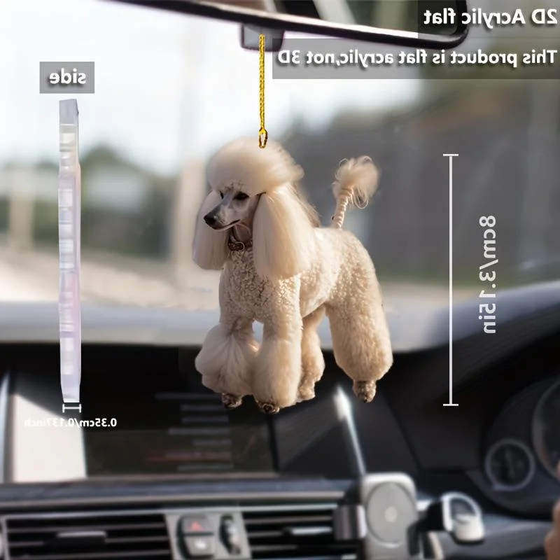 1pcs Warm long eared puppy acrylic pendant, car rearview mirror accessories, interior decoration, dog lovers gift
1pcs Warm long eared puppy acrylic pendant, car rearview mirror accessories, interior decoration, dog lovers gift