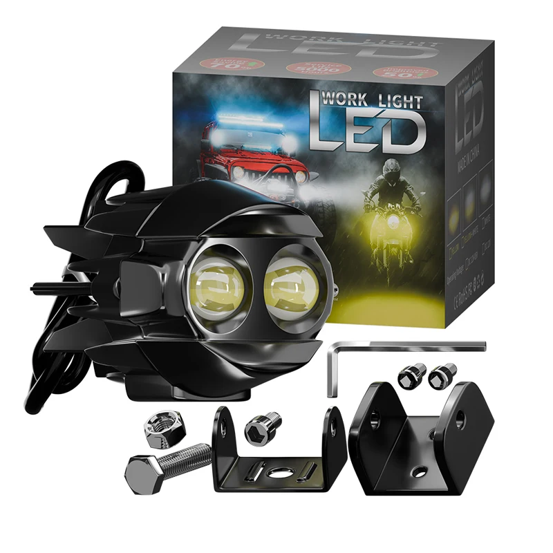 New Motorcycle 3inch Fog Lights 6000K 3500K LED Off Road Driving Light 3000LM Auxiliary Spot Work Lights for Truck Car ATV
New Motorcycle 3inch Fog Lights 6000K 3500K LED Off Road Driving Light 3000LM Auxiliary Spot Work Lights for Truck Car ATV