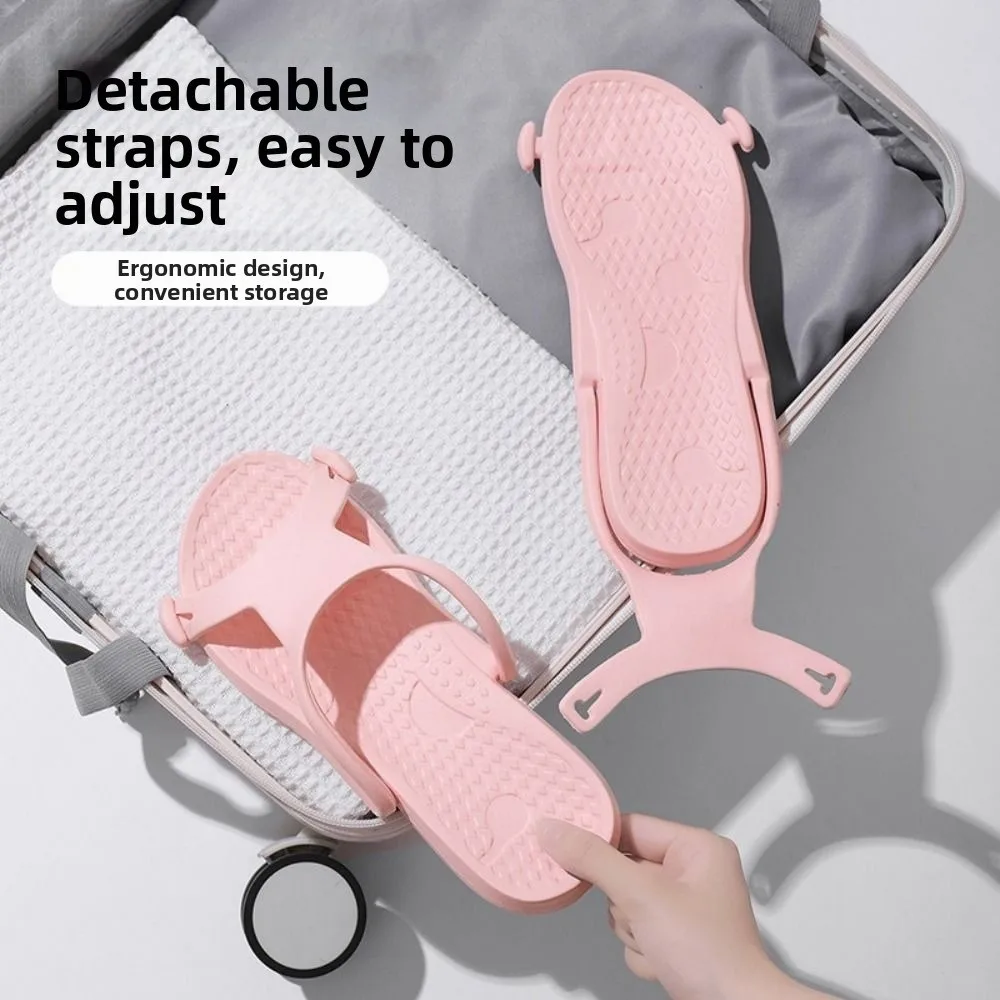 Non-slip Foldable Travel Slippers Soft Bottom Comfortable EVA Hotel Flip Flops Lightweight Flat Heels Bathroom Slippers
Non-slip Foldable Travel Slippers Soft Bottom Comfortable EVA Hotel Flip Flops Lightweight Flat Heels Bathroom Slippers