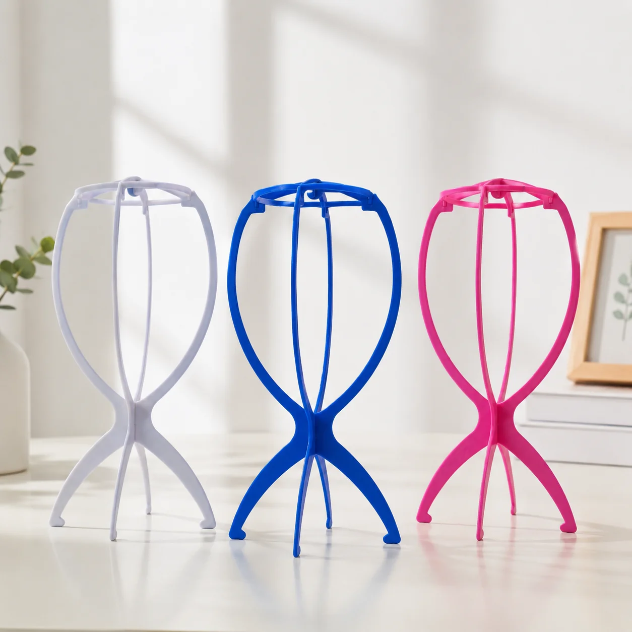 Portable Foldable Plastic Wig Stand Holder Space-Saving Wig Drying Rack Display Storage Tool For Wigs Hairpieces Clip In Hair Ex
Portable Foldable Plastic Wig Stand Holder Space-Saving Wig Drying Rack Display Storage Tool For Wigs Hairpieces Clip In Hair Ex