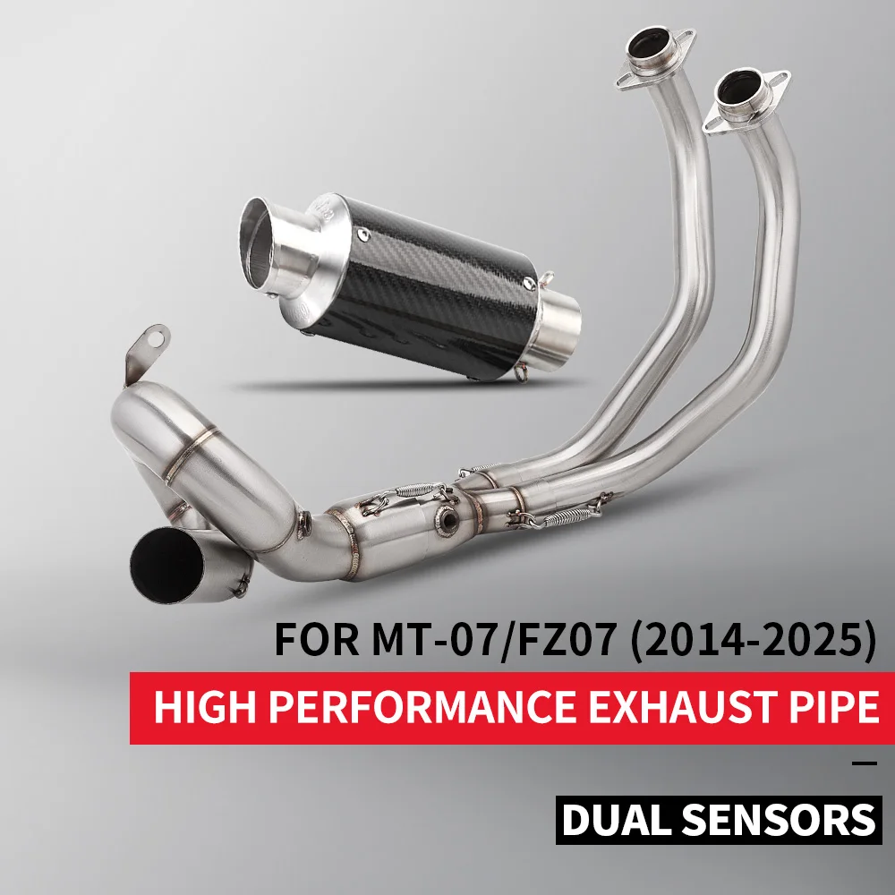 For MT07 XSR700 Full Exhaust System Complete Pipe Kit 2015-2024
For MT07 XSR700 Full Exhaust System Complete Pipe Kit 2015-2024
