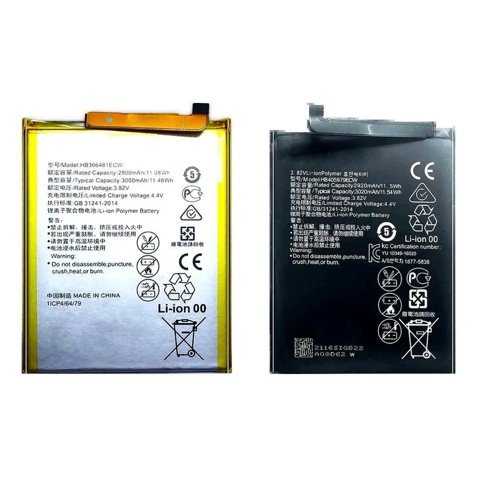 Mobile Phone Battery For Huawei 6S Ascend Novaenjoy Honor 6A 6C 8Ay5 8 Lite 2017 II Mini HB405979ECW HB366481ECW
Mobile Phone Battery For Huawei 6S Ascend Novaenjoy Honor 6A 6C 8Ay5 8 Lite 2017 II Mini HB405979ECW HB366481ECW