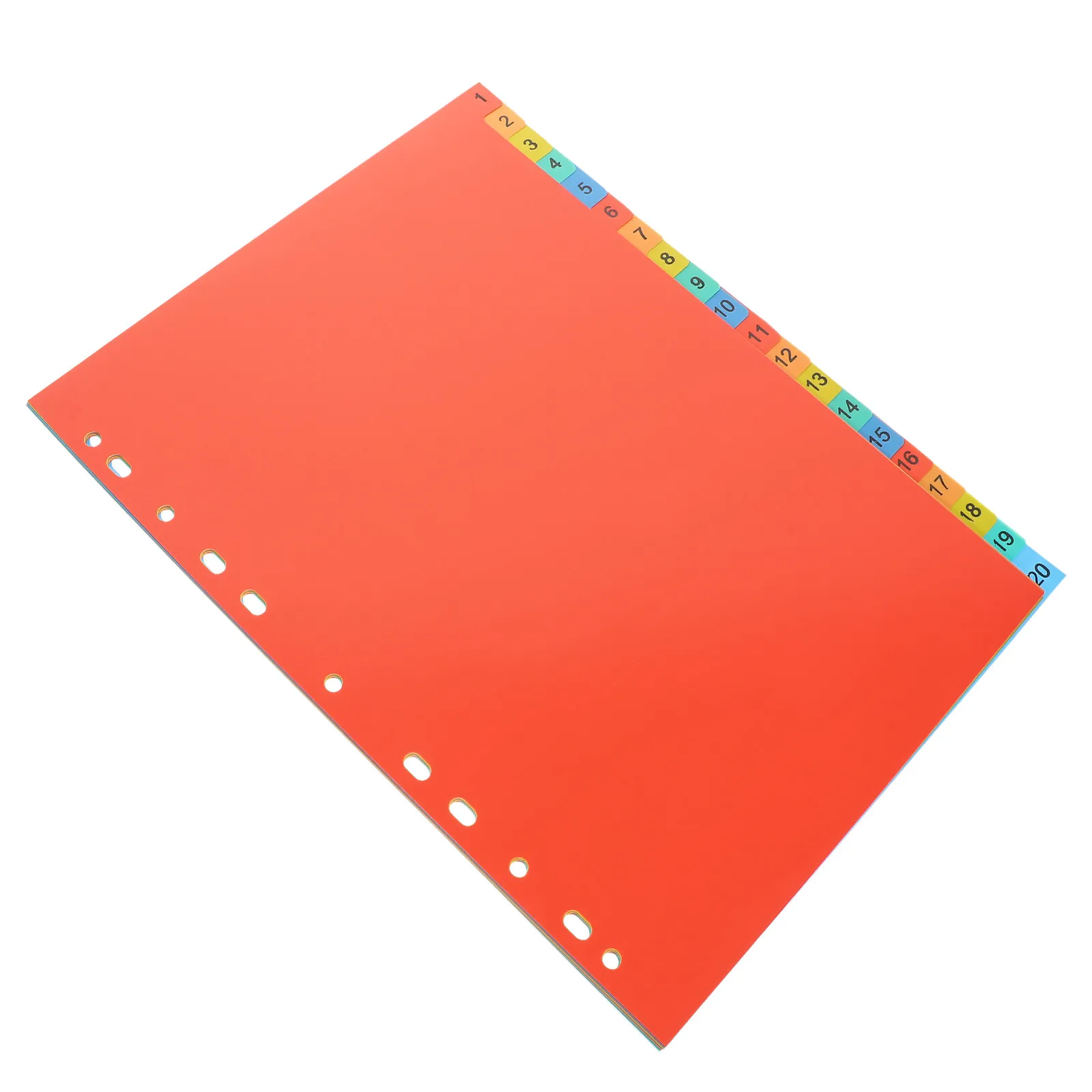 20 Sheets A4 Index Dividers for Binder Heavy Duty Plastic Divider Tabs Organizer Page Separators for School Office Supplies
20 Sheets A4 Index Dividers for Binder Heavy Duty Plastic Divider Tabs Organizer Page Separators for School Office Supplies