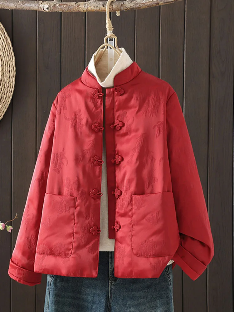 New Chinese Sle Retro Embroidered down Cotton Jaet Women's 2024 Winter National Sle High-End Satin Button Tang Suit Cot...
New Chinese Sle Retro Embroidered down Cotton Jaet Women's 2024 Winter National Sle High-End Satin Button Tang Suit Cot...