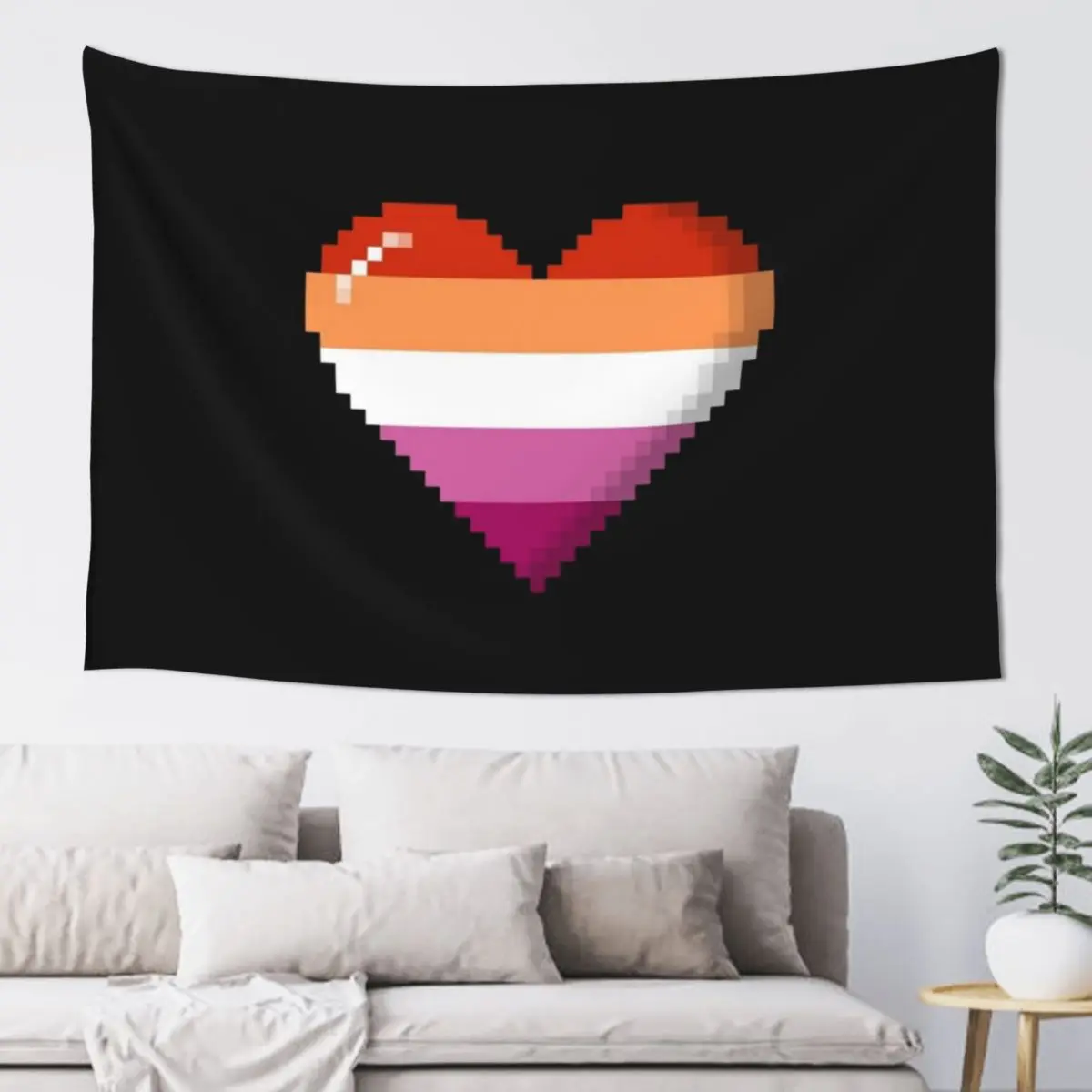 Lesbian Pride Pixel Heart Tapestry Wall Tapestries Bedroom Deco Decoration Home Tapestry
Lesbian Pride Pixel Heart Tapestry Wall Tapestries Bedroom Deco Decoration Home Tapestry