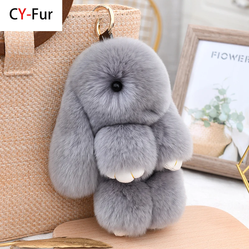 Fluffy Cute Bunny Real Fur Keychain Rex Rabbit Pom Pom Gift Toy Doll Women Bag Pendant Charm Car Key Keyring Metal ring
Fluffy Cute Bunny Real Fur Keychain Rex Rabbit Pom Pom Gift Toy Doll Women Bag Pendant Charm Car Key Keyring Metal ring