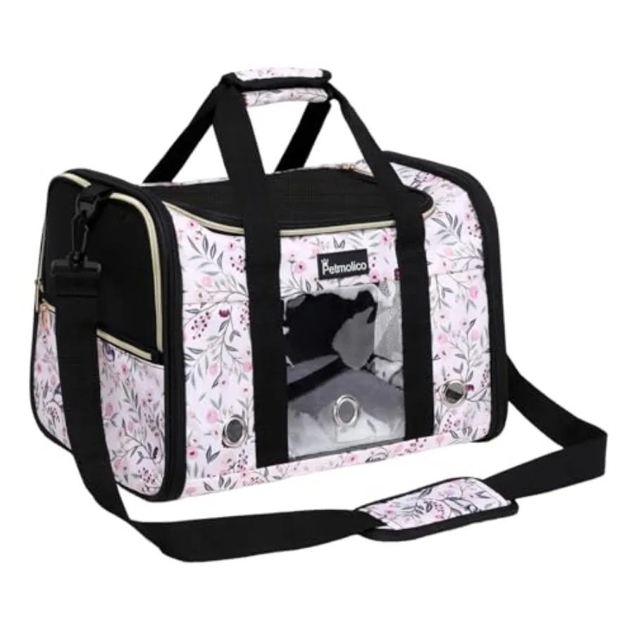 Cat Carrier Soft-Sided Pet Bag for Small Cats Puppies 16LBs - Airline Approved Pet Travel Carrier 3 Open Doors
Cat Carrier Soft-Sided Pet Bag for Small Cats Puppies 16LBs - Airline Approved Pet Travel Carrier 3 Open Doors