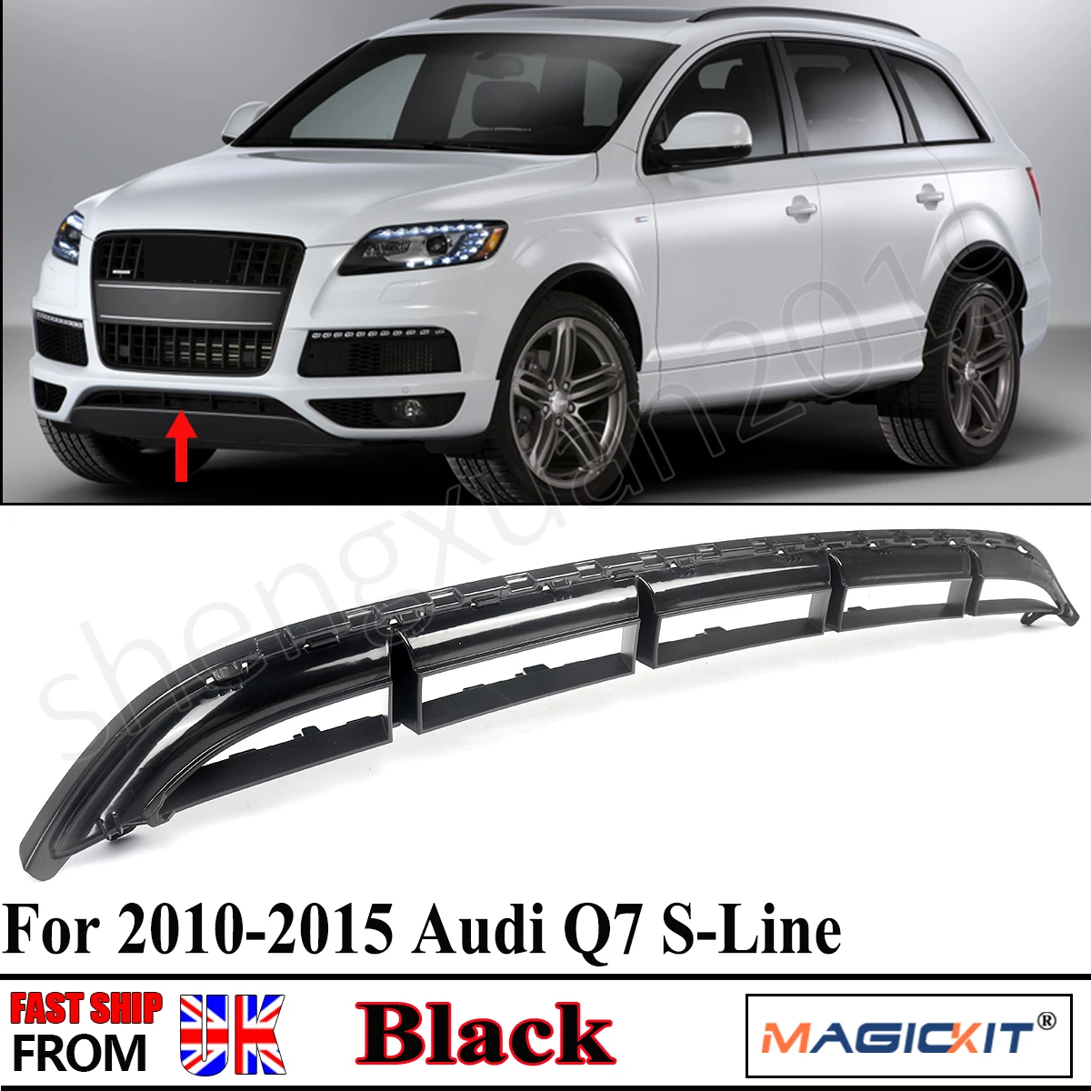 For Audi Q7 S-Line 2010 2011 2012 2013 2014 2015 Front Bumper Lower Grille Cover Black US CAR Accessories Sport Model Black
For Audi Q7 S-Line 2010 2011 2012 2013 2014 2015 Front Bumper Lower Grille Cover Black US CAR Accessories Sport Model Black