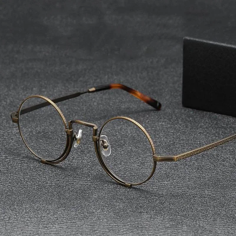 Japanese Handmade Round Glasses Frame Men Women Titanium Ultralight Fashion Vintage Style Brand Design Gafas Spectacles New
Japanese Handmade Round Glasses Frame Men Women Titanium Ultralight Fashion Vintage Style Brand Design Gafas Spectacles New