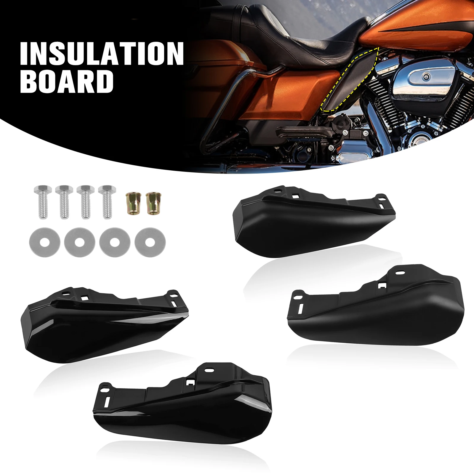 Compatible with Harley Touring Street Electra Glide CVO Road King FLHR FLHX 2023-UP Mid-Frame Air Deflector Under Seat Engine
Compatible with Harley Touring Street Electra Glide CVO Road King FLHR FLHX 2023-UP Mid-Frame Air Deflector Under Seat Engine