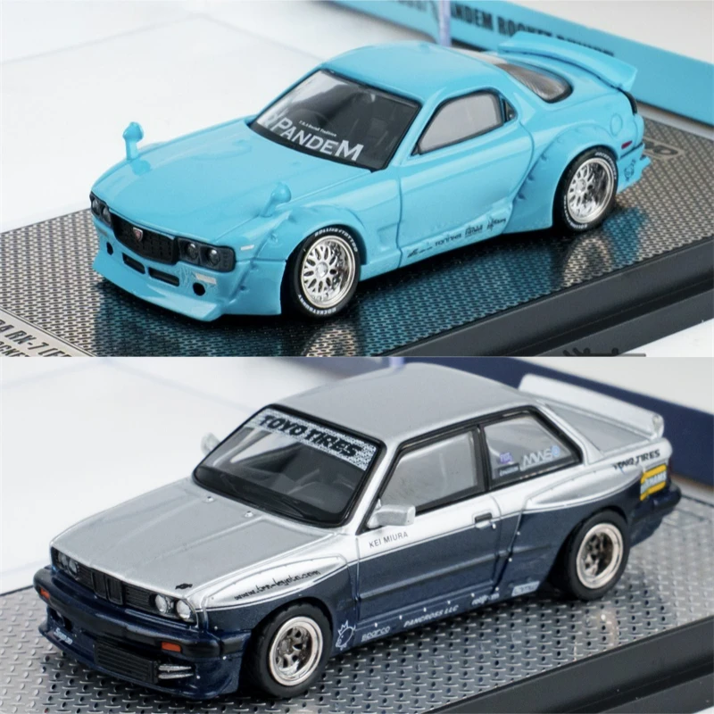 INNO 1:64 PANDEM ROCKET BUNNY RX7 (FD3S) Tiffany Blue / PANDEM E30 M3 Silver Blue Diecast Model Car
INNO 1:64 PANDEM ROCKET BUNNY RX7 (FD3S) Tiffany Blue / PANDEM E30 M3 Silver Blue Diecast Model Car