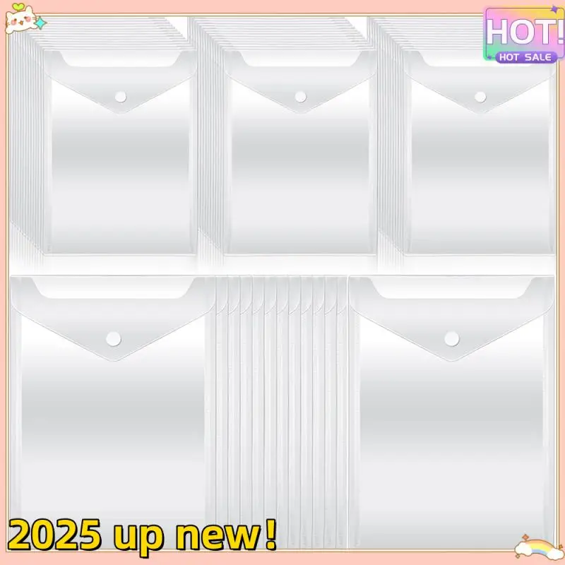 50Pcs Clear Plastic Envelopes With Snap Button Stamp And Die Storage Pockets For School Home Office 7.08 X 9.44Inch
50Pcs Clear Plastic Envelopes With Snap Button Stamp And Die Storage Pockets For School Home Office 7.08 X 9.44Inch