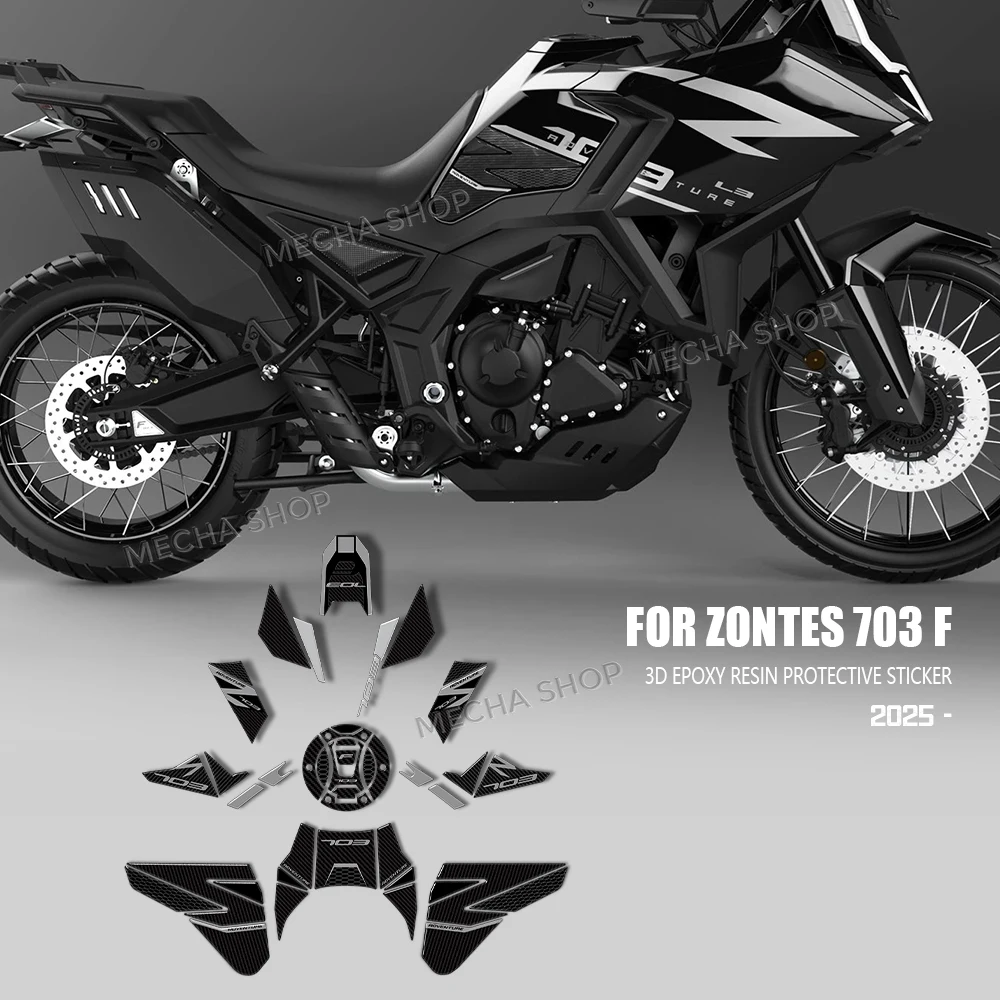 703 F 3D Gel Resin Motorcycle Fuel Tank Pad Protection Sticker Decorative Decal For Zontes 703F 2025
703 F 3D Gel Resin Motorcycle Fuel Tank Pad Protection Sticker Decorative Decal For Zontes 703F 2025