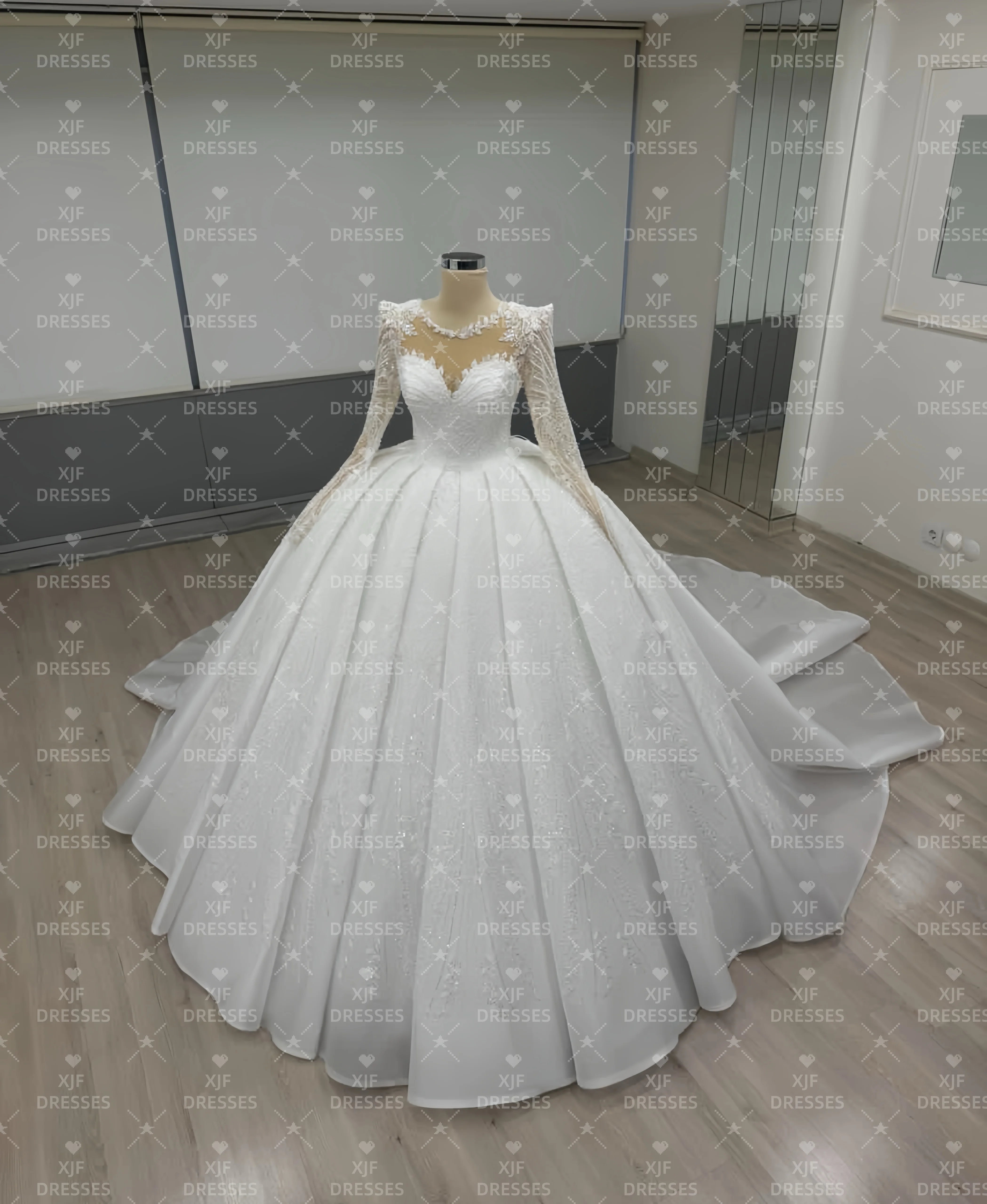 Customzied round-neck shoulder pads beaded luxurious wedding dress vestidos de novia amanda novias amanda novias official
Customzied round-neck shoulder pads beaded luxurious wedding dress vestidos de novia amanda novias amanda novias official