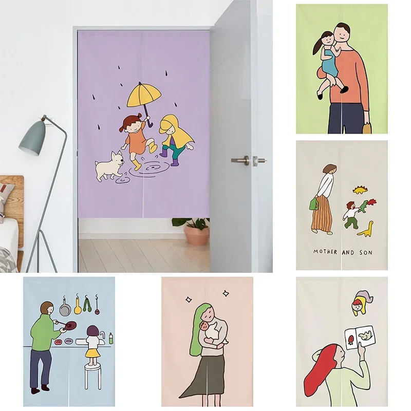 Hand-painted Sketch Partition Curtain Household Windproof Cover Door Curtain Punch-free Dust-proof Curtain
Hand-painted Sketch Partition Curtain Household Windproof Cover Door Curtain Punch-free Dust-proof Curtain