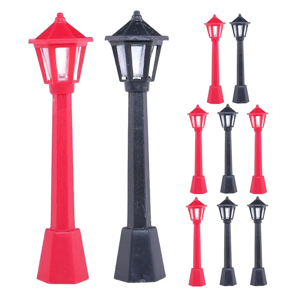 10 Pcs Mini Landscape Decoration Lights Vintage Plastic Street Lamps for Dollhouse Garden Accessories Ornaments
10 Pcs Mini Landscape Decoration Lights Vintage Plastic Street Lamps for Dollhouse Garden Accessories Ornaments
