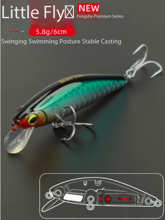 Fishing Lure Ultralight Sinking Minnow Rattling Sinking 5g Hard Bait Freshwater for Bass Trout Perch Bluegill Mackerel
Fishing Lure Ultralight Sinking Minnow Rattling Sinking 5g Hard Bait Freshwater for Bass Trout Perch Bluegill Mackerel