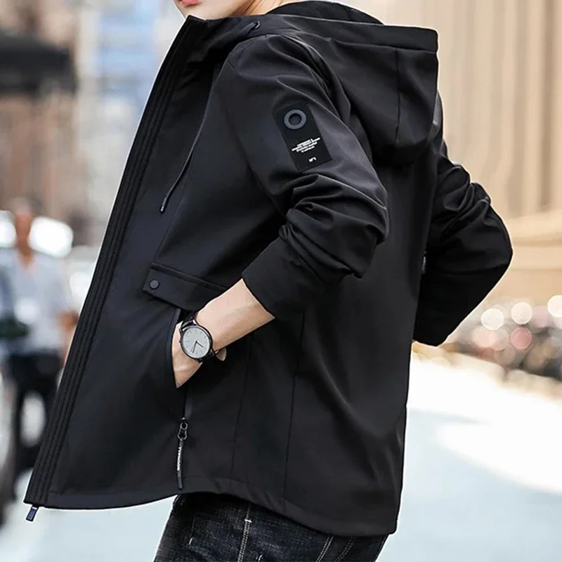 Men Casual Jackets Fashion Hoodie Jacket Mens Zipper Coat Streetwear Solid Male Classic Brand Outwear Windbreakers
Men Casual Jackets Fashion Hoodie Jacket Mens Zipper Coat Streetwear Solid Male Classic Brand Outwear Windbreakers