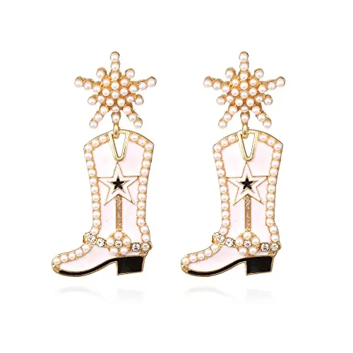 Vintage Handmade Beaded Cowboy Boots Stud Earrings Pink Beaded Triangle Snowflake Stud Earring for Women Party Jewelry Gift
Vintage Handmade Beaded Cowboy Boots Stud Earrings Pink Beaded Triangle Snowflake Stud Earring for Women Party Jewelry Gift