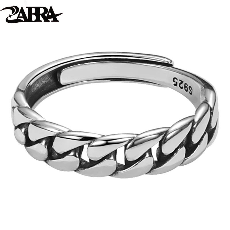 ZABRA 925, серебряное кольцо с жареным тестом для мужчин и женщин, модная роскошная цепочка, кольцо на указательный палец
ZABRA 925, серебряное кольцо с жареным тестом для мужчин и женщин, модная роскошная цепочка, кольцо на указательный палец