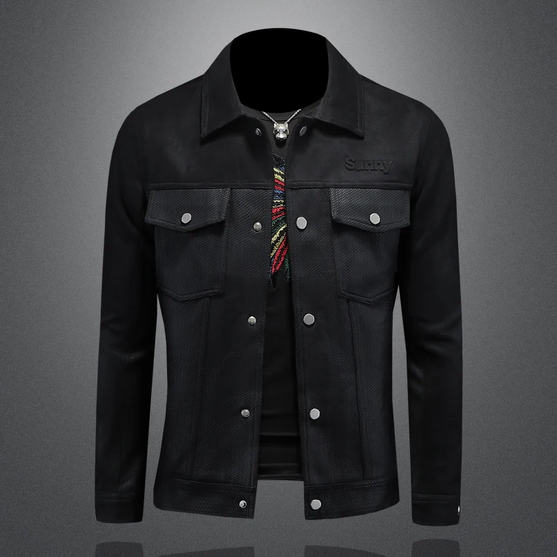 2025 New Fashion American Style Men's Suede Jacket Retro Patchwork Motorcycle Clothes Youth Popular Outerwear Long Sleeve
2025 New Fashion American Style Men's Suede Jacket Retro Patchwork Motorcycle Clothes Youth Popular Outerwear Long Sleeve