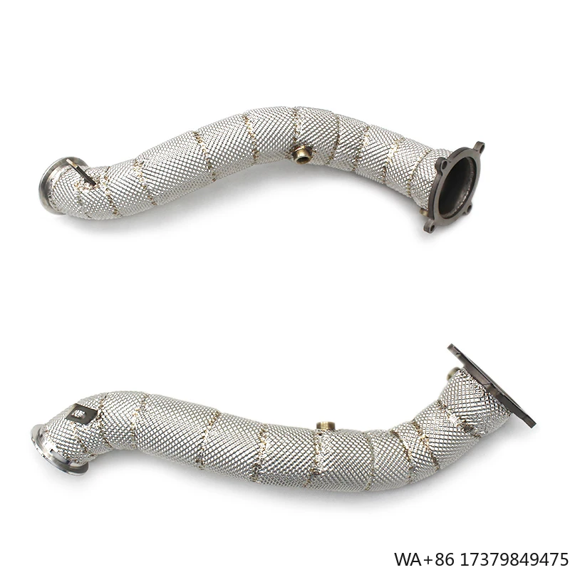 Custom Free Flow Pipes Downpipe for Mclaren 720S 4.0T 2018-2022 Street Car with Heat Shield Engine Straight Header SUS304 System
Custom Free Flow Pipes Downpipe for Mclaren 720S 4.0T 2018-2022 Street Car with Heat Shield Engine Straight Header SUS304 System