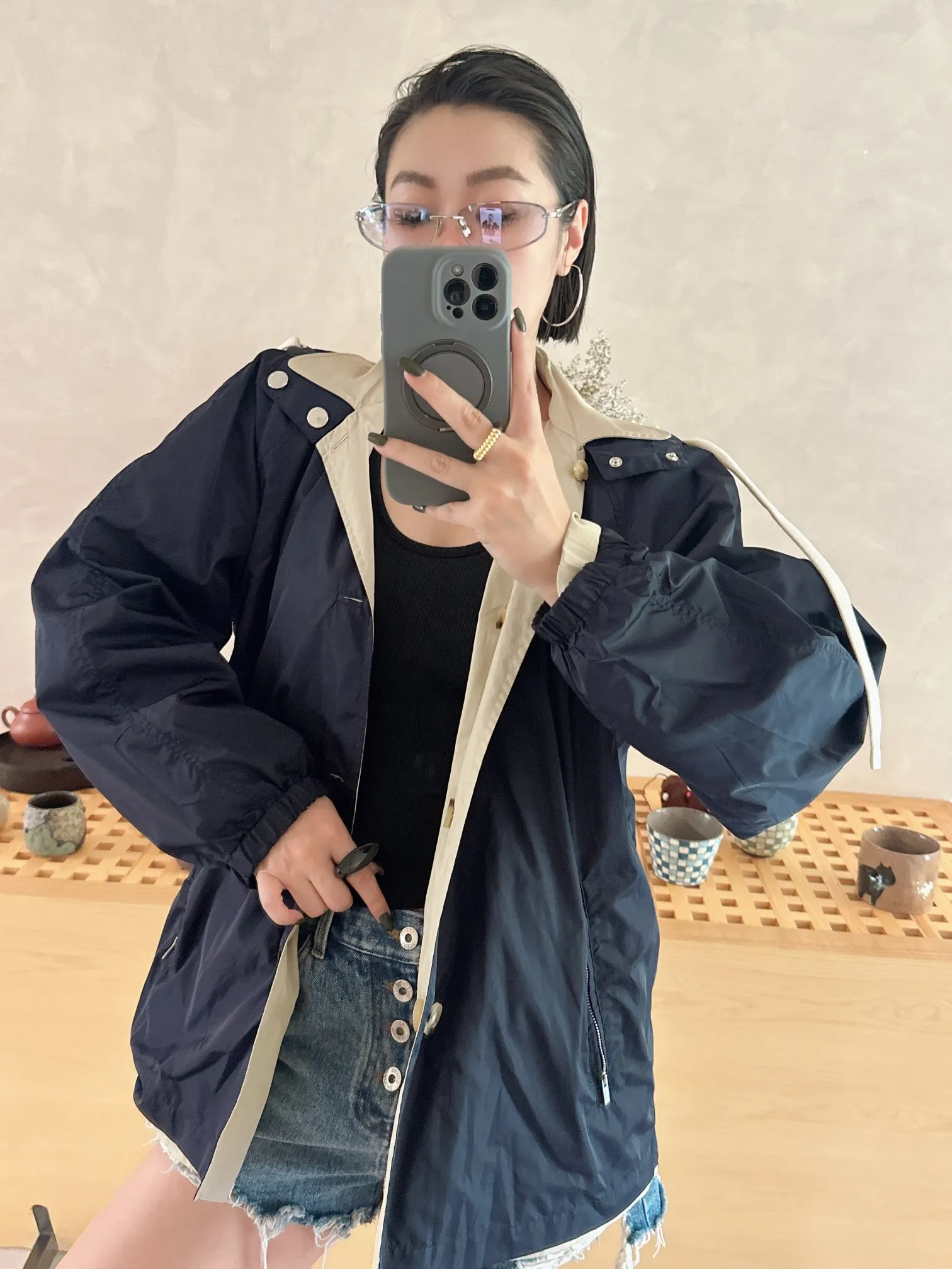 Double-Sided Nylon Casual Hooded Jacket Coat Style Two-Way Wearable Trendy Commute Loose Fit Long Sleeve Zipper Pure Color
Double-Sided Nylon Casual Hooded Jacket Coat Style Two-Way Wearable Trendy Commute Loose Fit Long Sleeve Zipper Pure Color