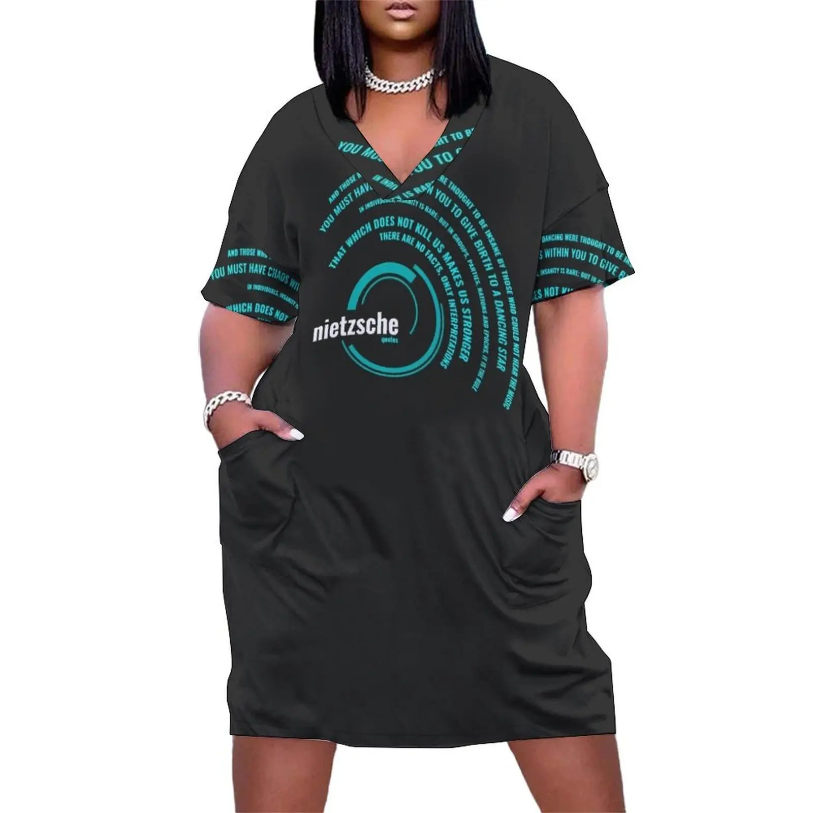 Friedrich Nietzsche quotes typographic poster Loose Pocket Dress Dress women dress summer 2025 women
Friedrich Nietzsche quotes typographic poster Loose Pocket Dress Dress women dress summer 2025 women