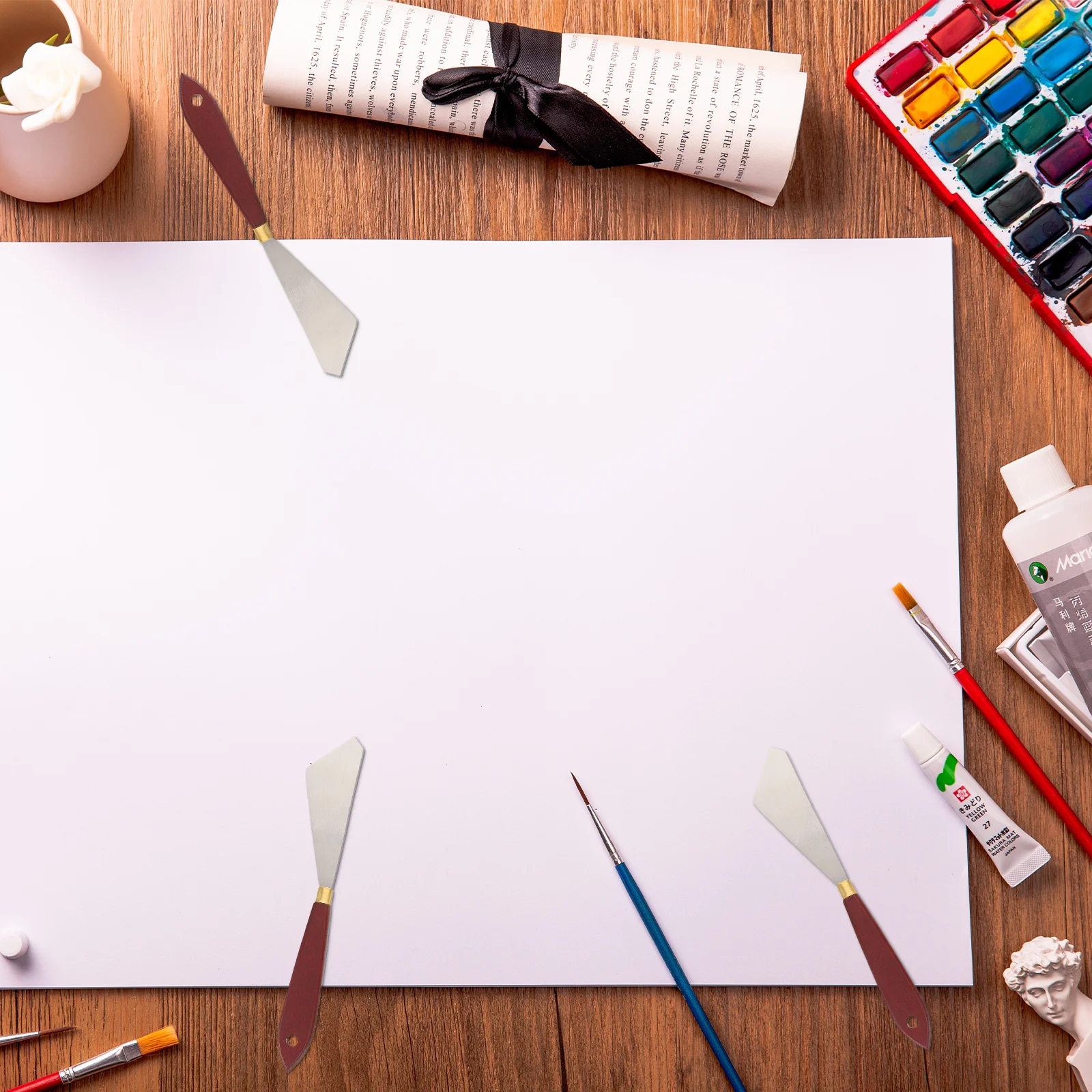 Oil Painting Knife Set Supplies Art Spatulas Shovels Stainless Steel Cutters Color Stirring Practical Mixing Scraper
Oil Painting Knife Set Supplies Art Spatulas Shovels Stainless Steel Cutters Color Stirring Practical Mixing Scraper