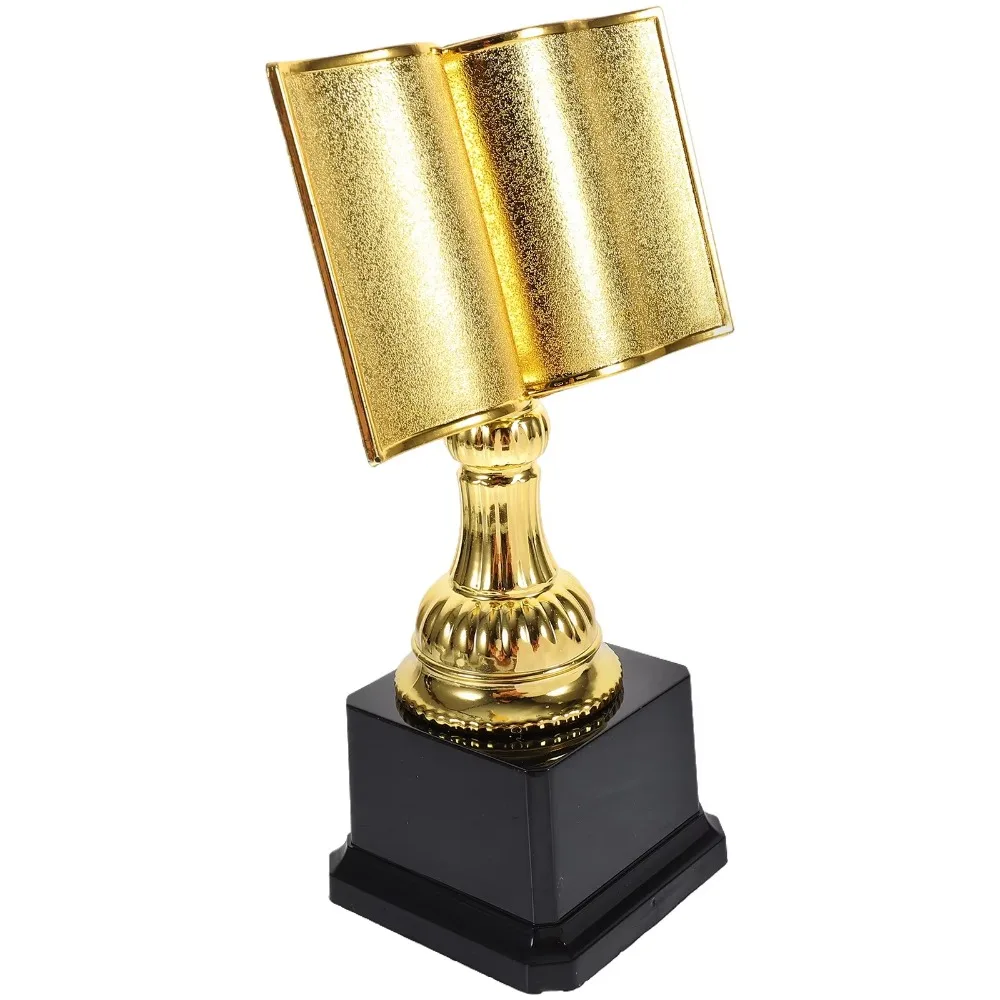 Plastic Gold Awards Trophy Book Shaped Competition Children's Small Prize Cup Reading Star Craft Souvenirs Winner Award Trophy
Plastic Gold Awards Trophy Book Shaped Competition Children's Small Prize Cup Reading Star Craft Souvenirs Winner Award Trophy