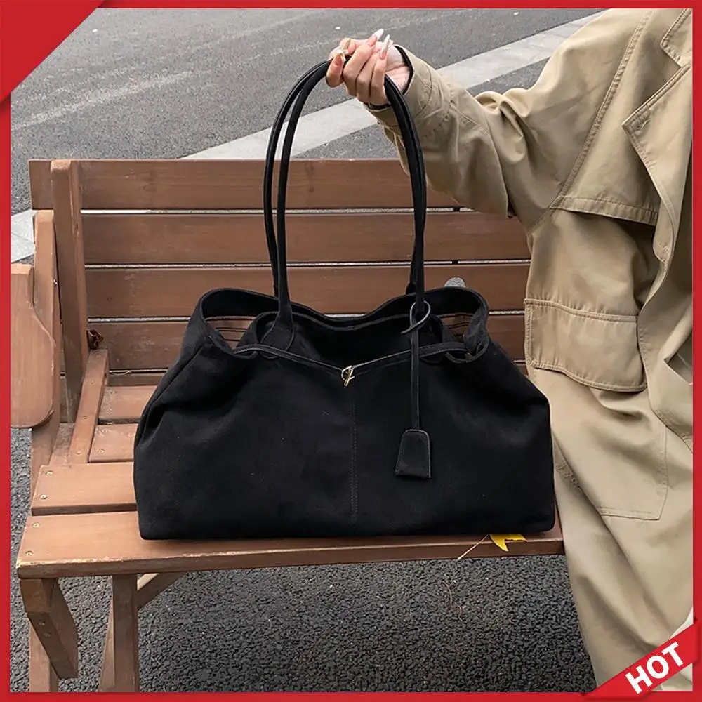 Женская замшевая сумка через плечо, вместительная сумка-тоут, модная сумка-багет, сумка-сэтчел для работы, путешествий и шопинга
Женская замшевая сумка через плечо, вместительная сумка-тоут, модная сумка-багет, сумка-сэтчел для работы, путешествий и шопинга